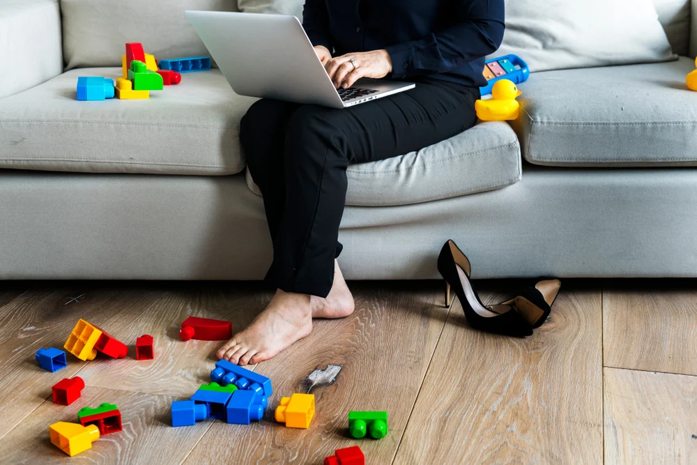 Workplace discussion stock photo