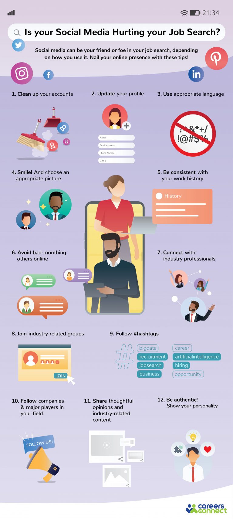 5 social media tips for job seekers to know