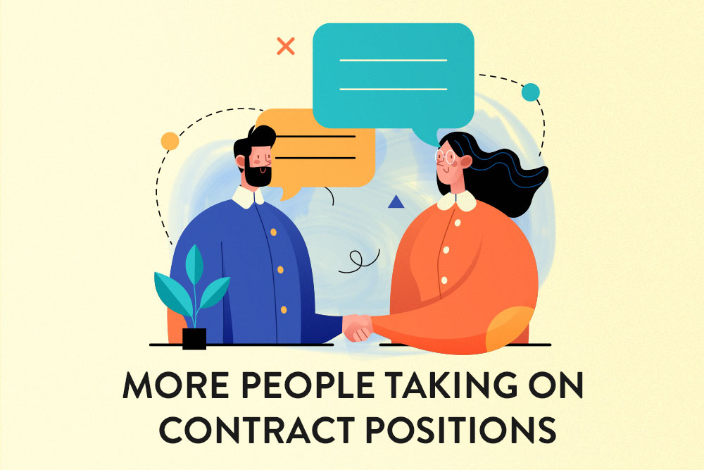 More people taking on contract positions