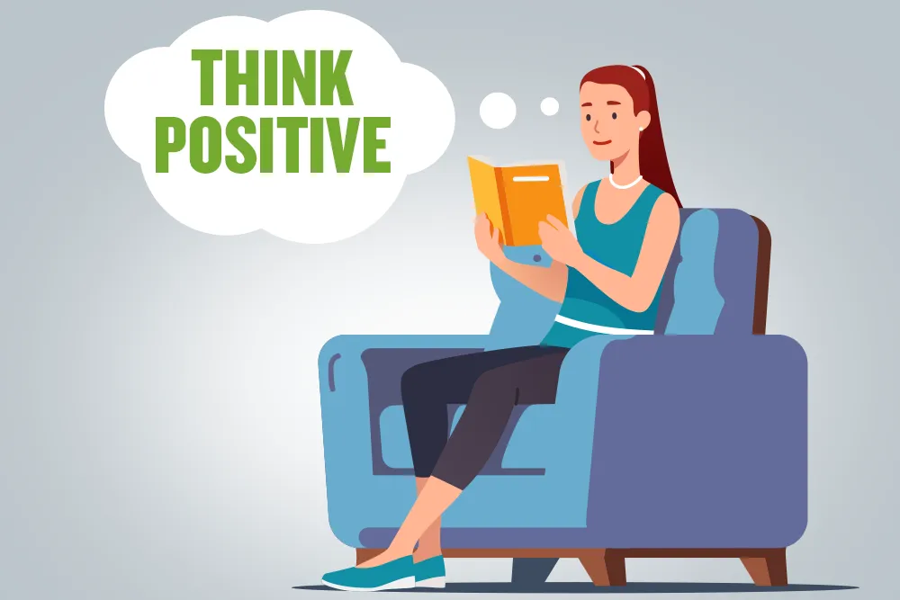 Think positive - Unemployment diary illustration in the new normal