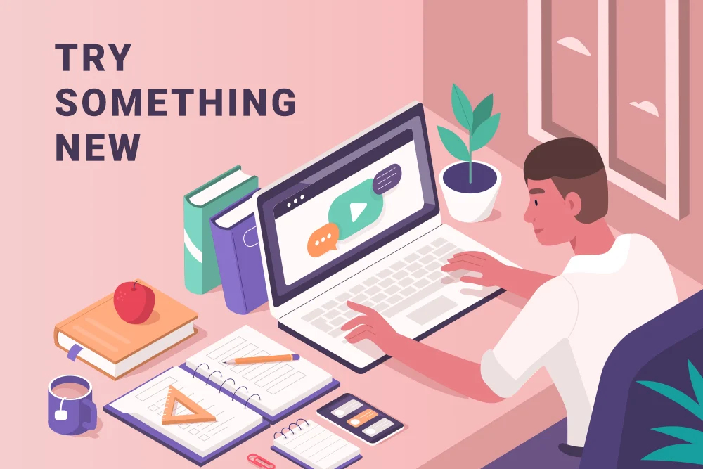 Growth mindset to try something new