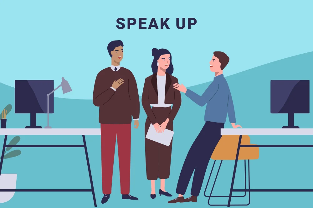gender stereotype, speak up at work