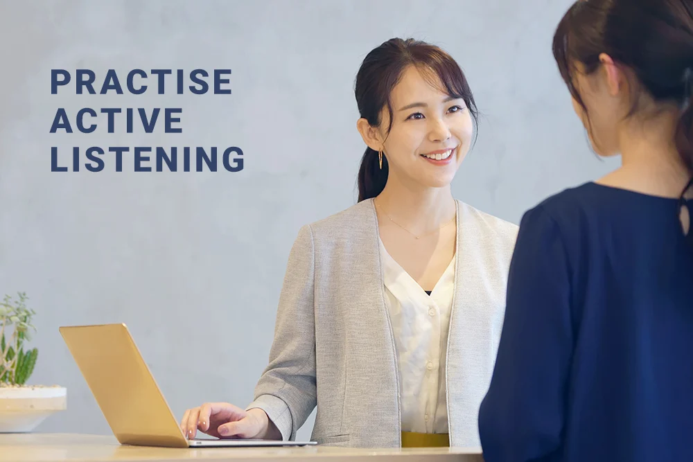 Improving empathy and relationships by practising active listening