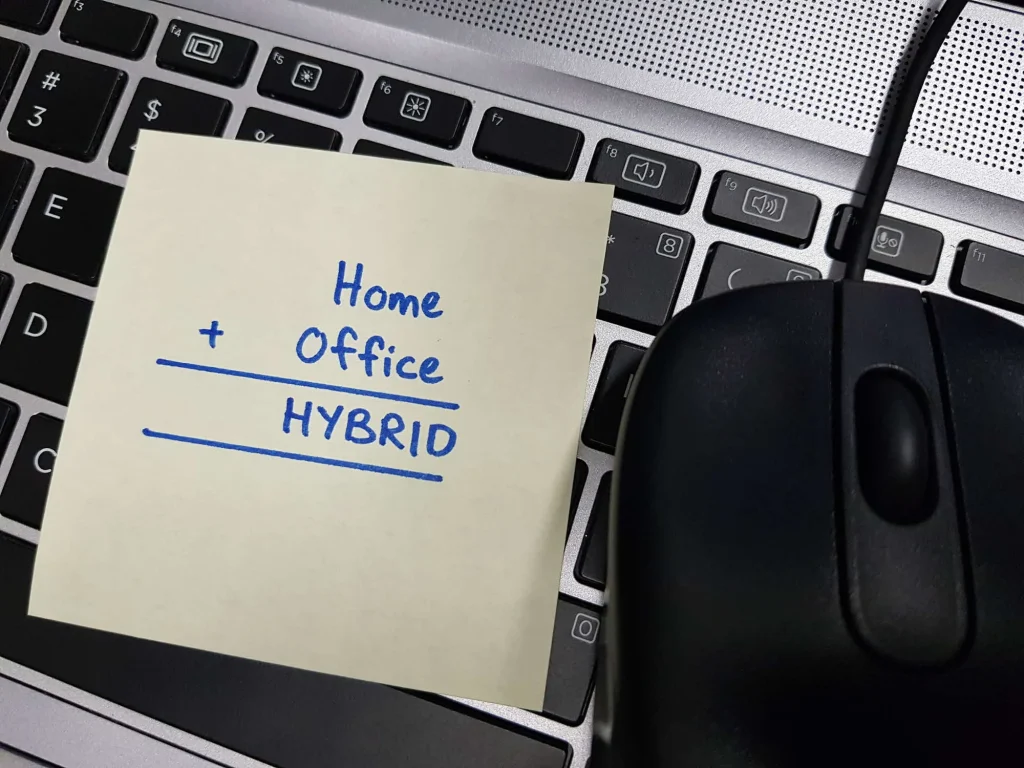 hybrid work arrangement
