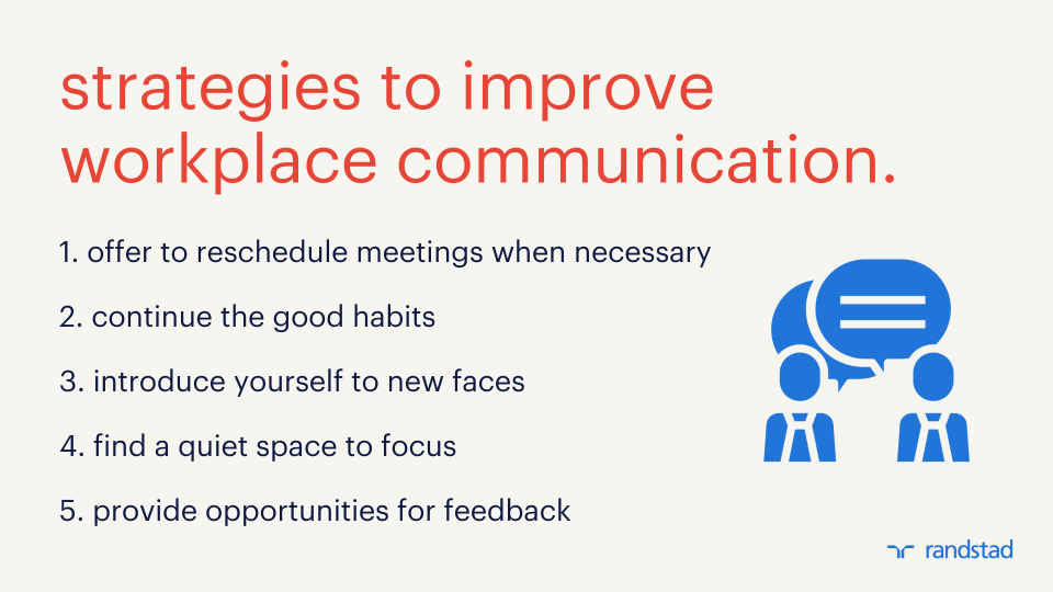 strategies to improve workplace communication