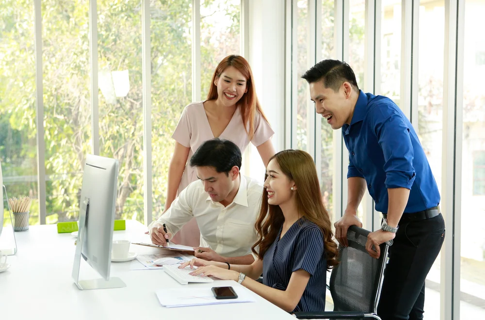 a group of colleagues