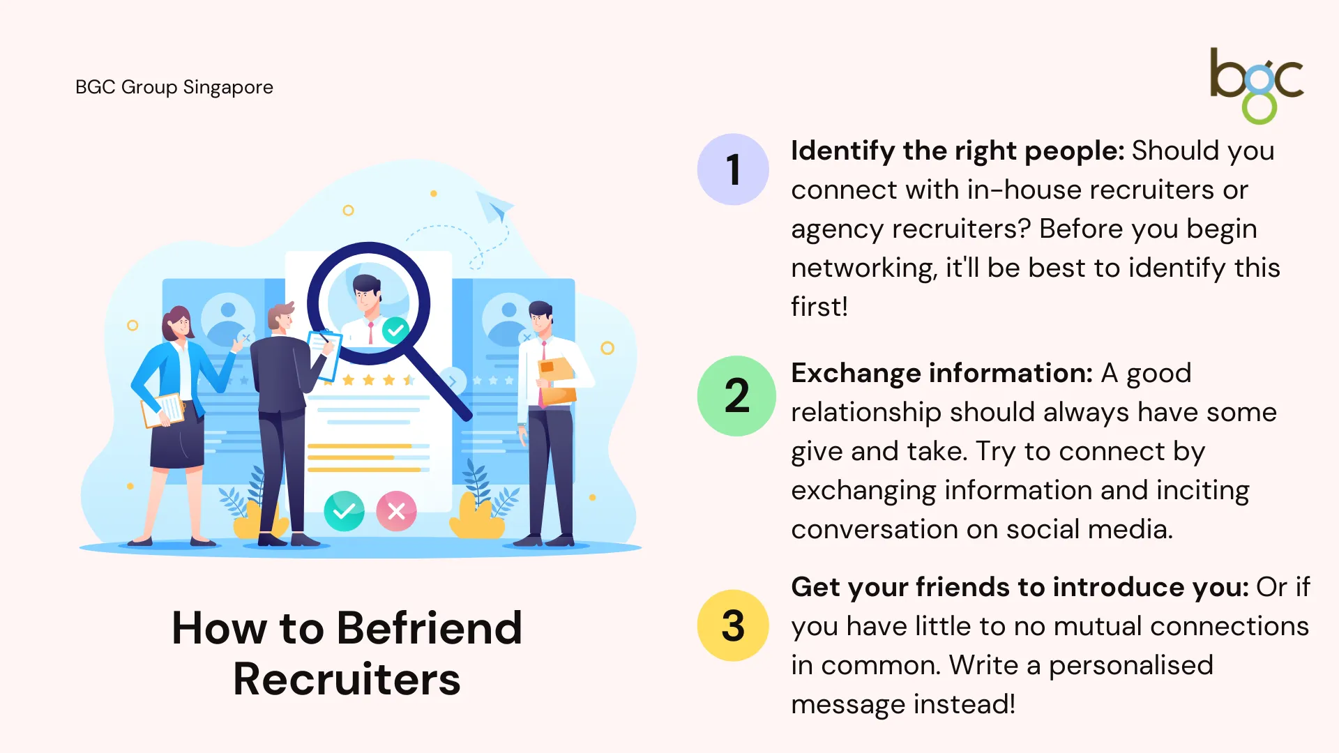 Handshake symbolizing building rapport with recruiters