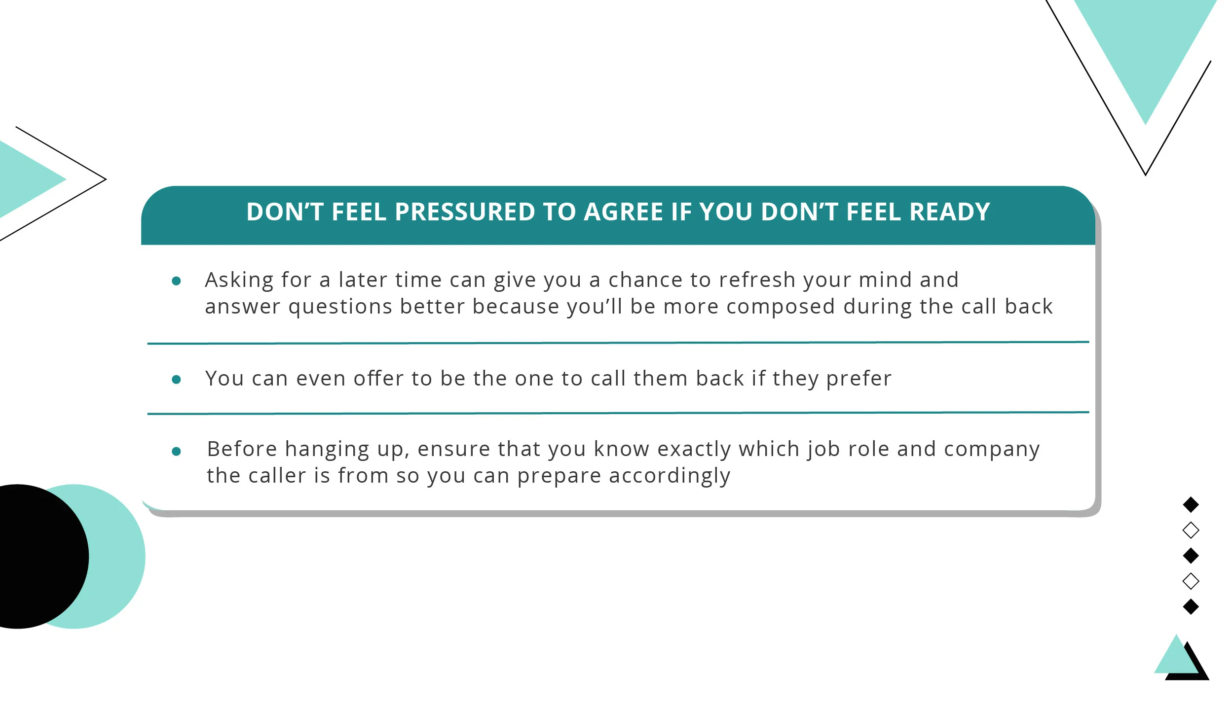 Phone interview tips