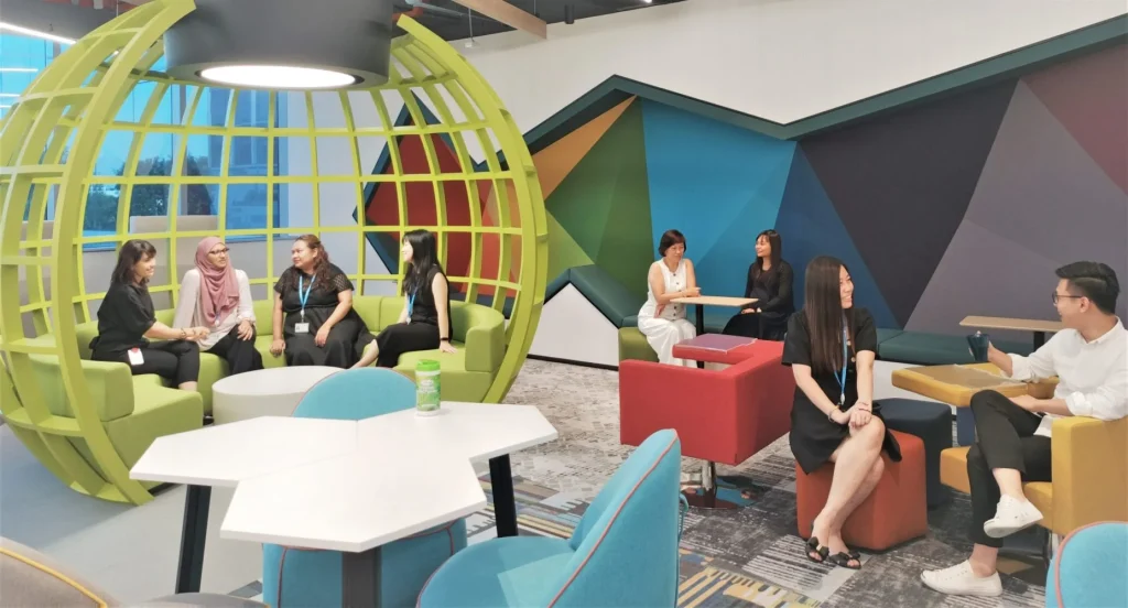 Corporate group photo NM5 event