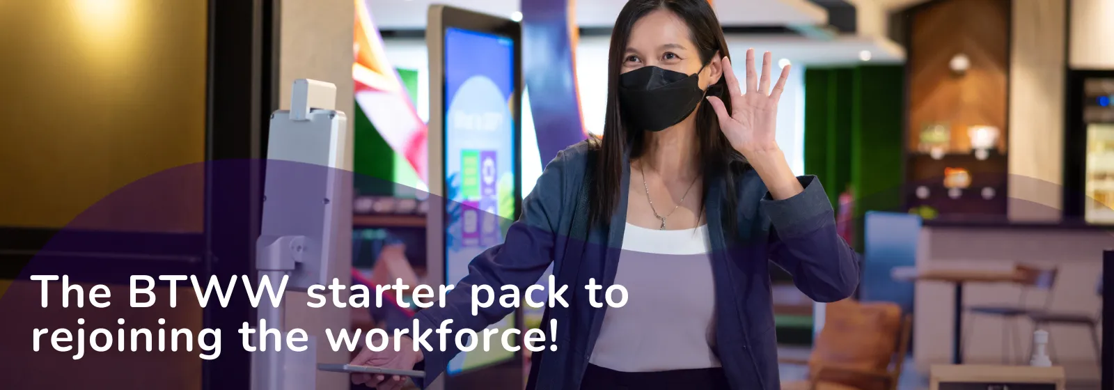 Spoke 1 banner with career development theme