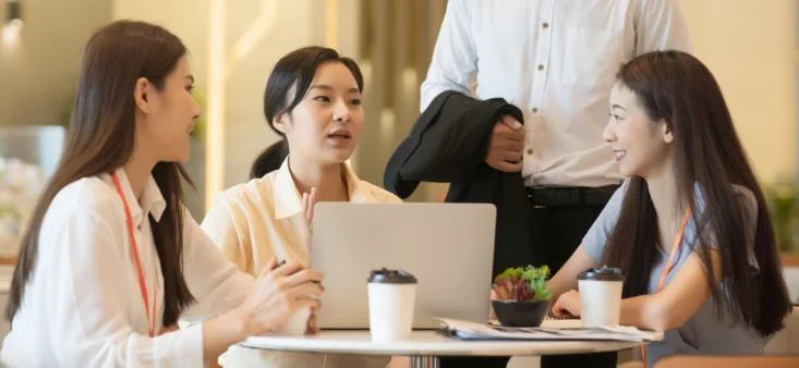 Career fair event in Singapore showcasing job opportunities