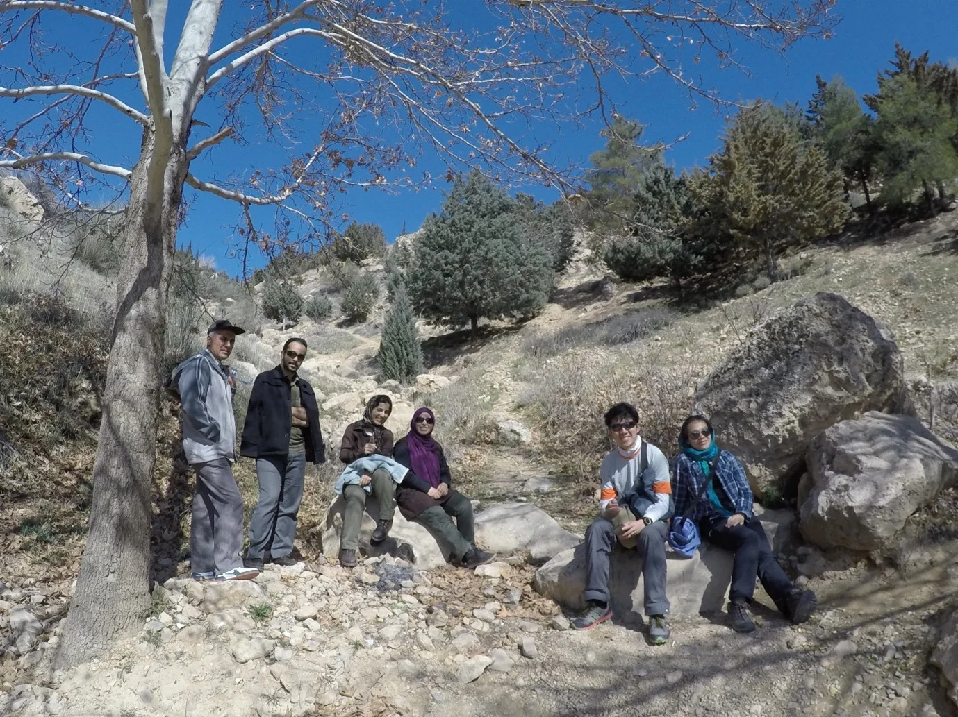 Vik and his wife success story, a group of hikers