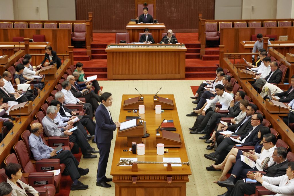 Singapore parliament building