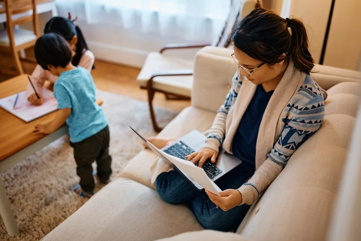 Working mothers balancing careers