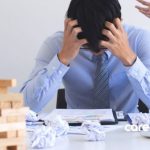 man stressed with someone gesturing angrily at him