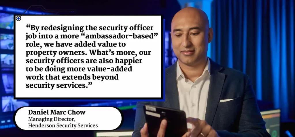 Daniel Marc Chow from Henderson Security Services