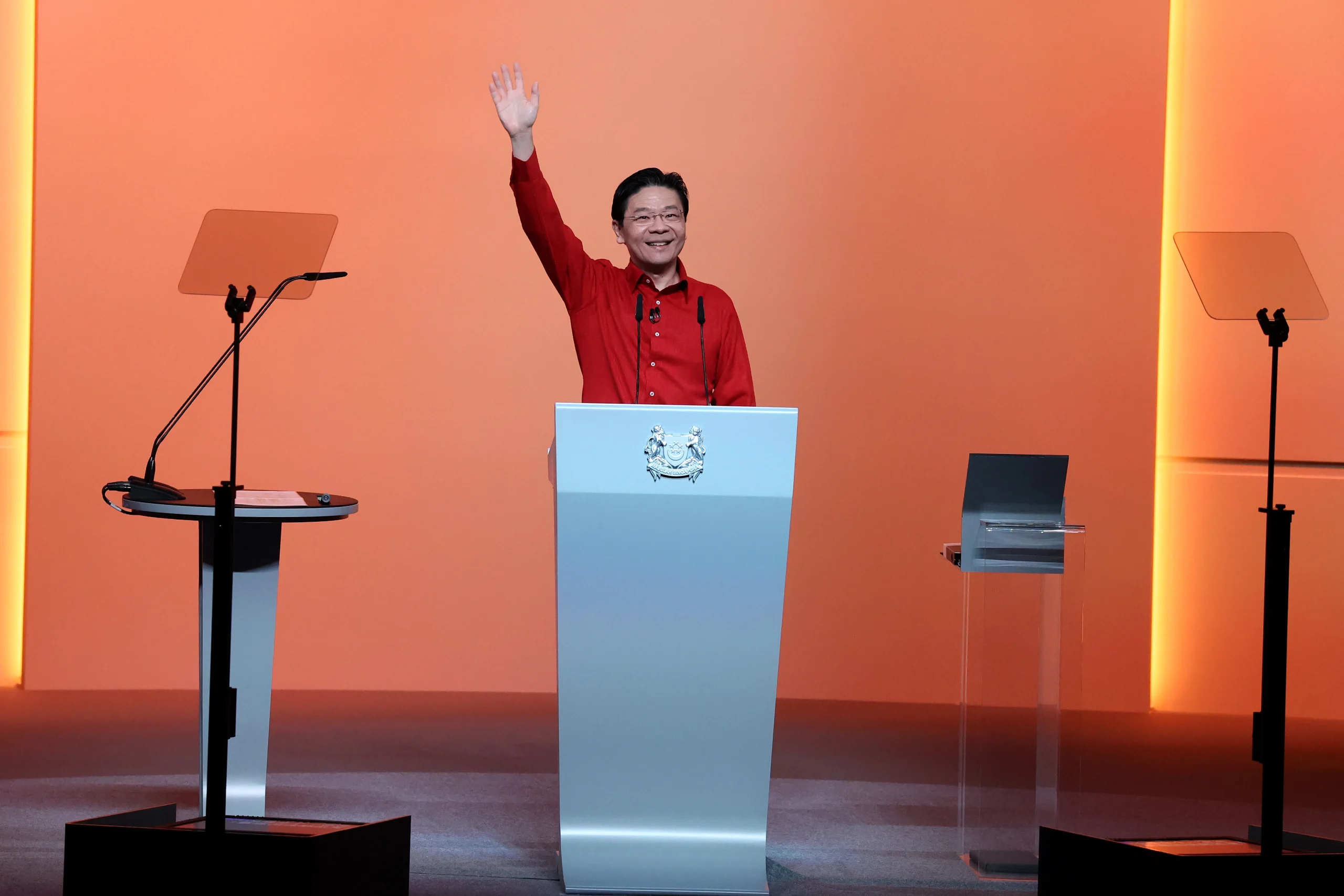 PM Wong, Prime Minister of Singapore at the National Day Rally to give his speech