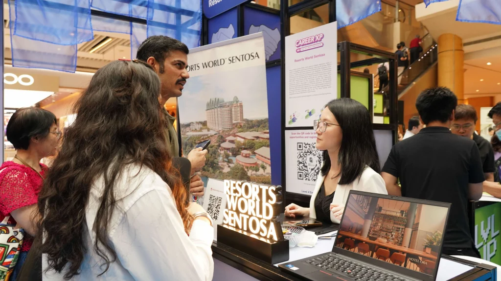 Real job opportunities were showcased for attendees to explore on the spot.