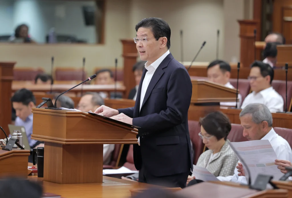 PM Wong in Parliament, Budget 2026